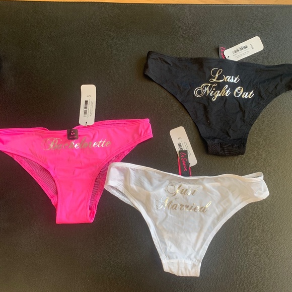 NWT La Senza Bachelorette Mesh/Cheeky Underwear, Sm-Med - Picture 1 of 2